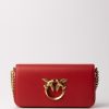 Pinko Love Click Baguette Mini Bag Rosso Granato-Antique Gold Hot