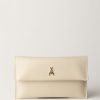 Patrizia Pepe Borsa Pochette Con Logo Fly Off White Best