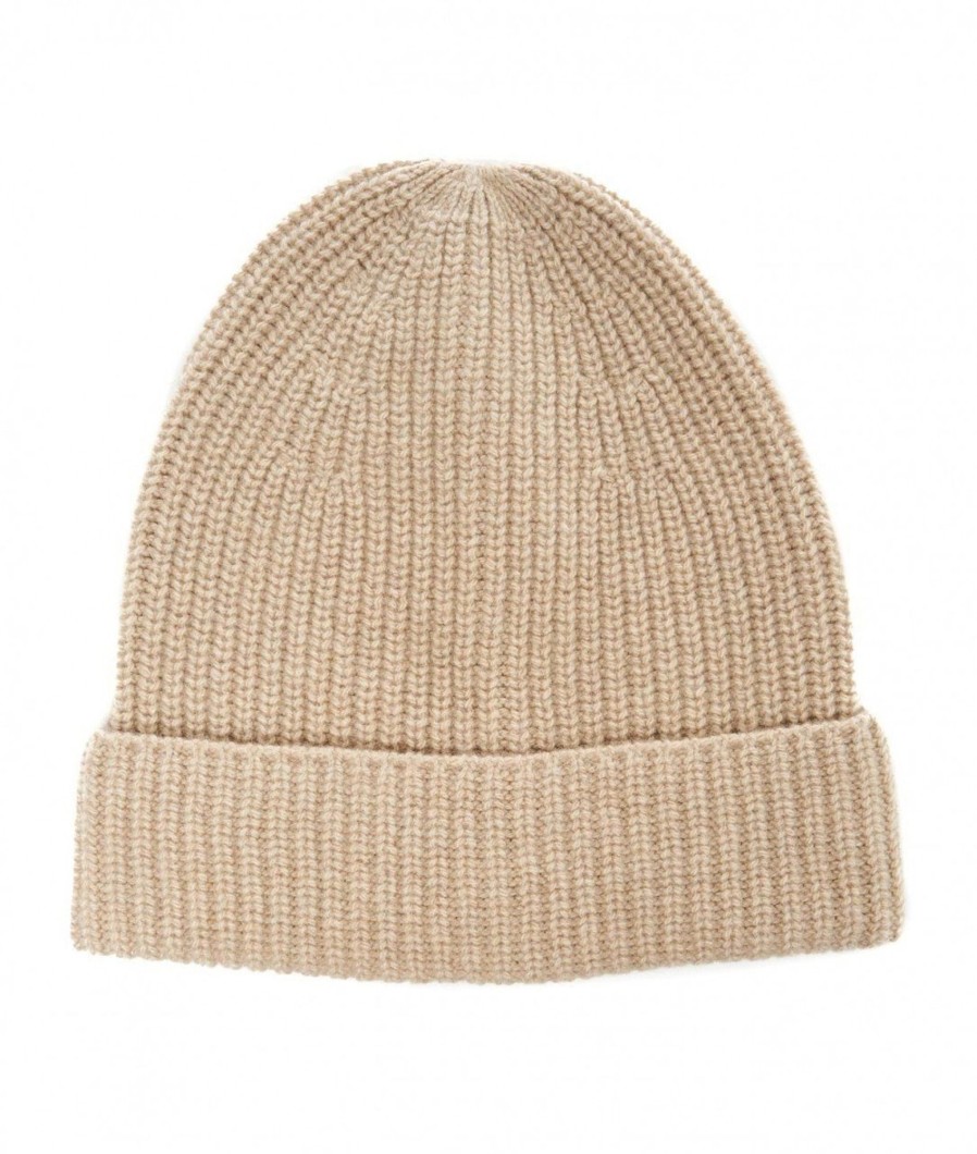 Daniele Fiesoli Beanie In Maglia Beige Clearance