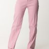 Pinko Pantaloni Flare In Misto Lino Fumo Orchidea Wholesale