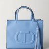 Twin-Set Borsa A Tracolla Con Nappa Blue Chalcedonie Clearance