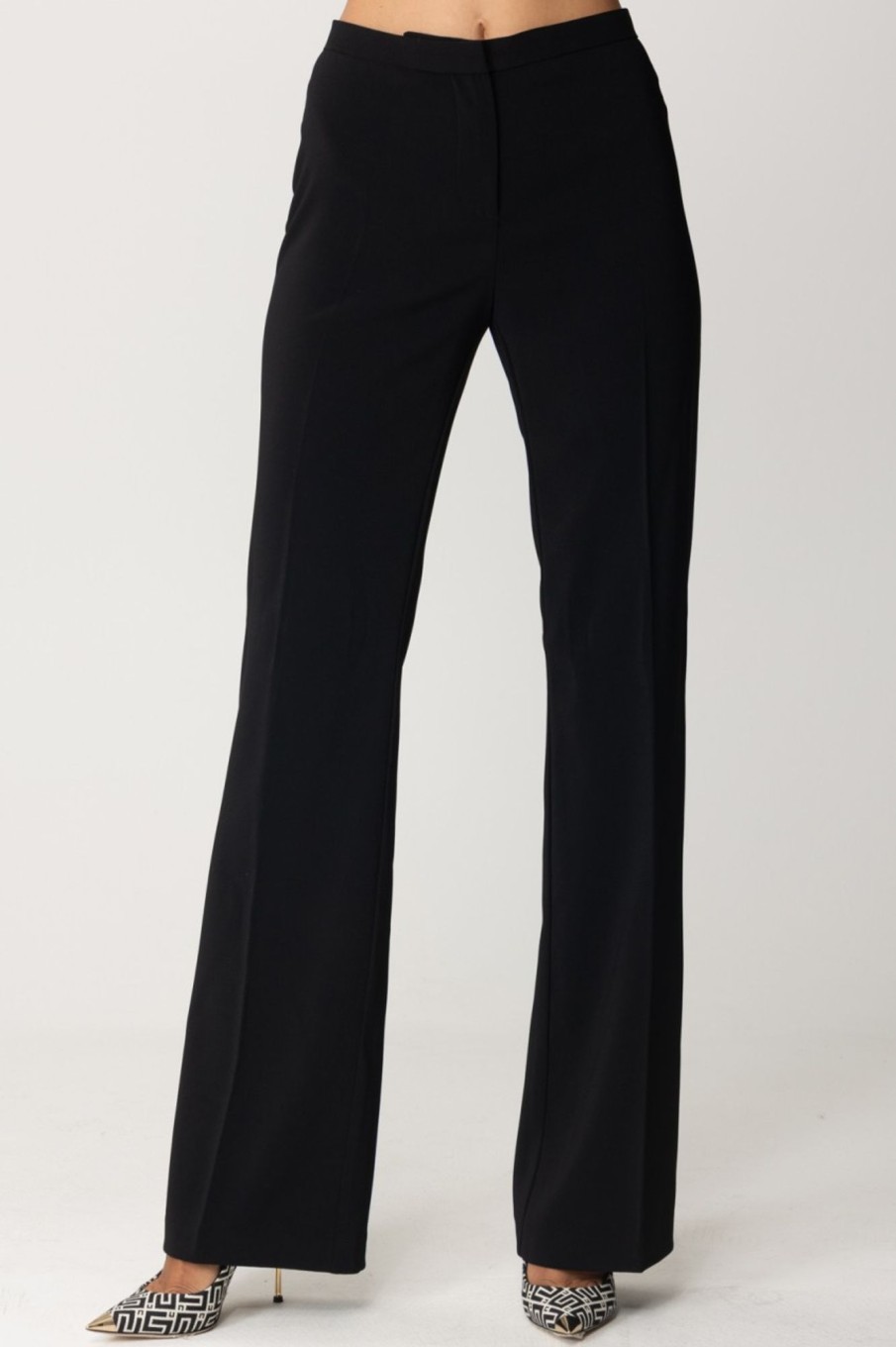 Pinko Pantaloni Flare Nero Limousine Clearance