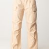 Patrizia Pepe Pantalone Cargo In Cotone Biscuit Beige Clearance