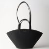 Patrizia Pepe Shopping Bag In Pelle Nero Clearance