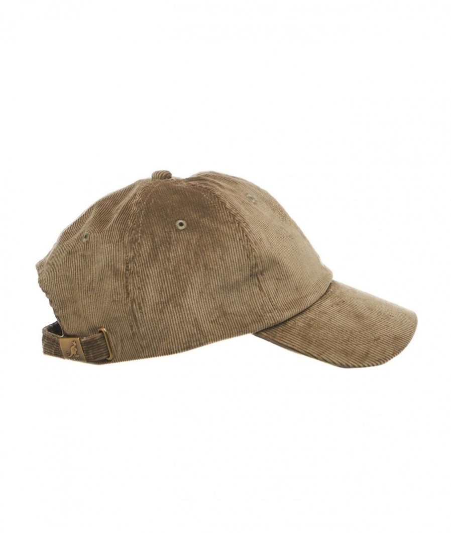 Kangol Baseball Cap In Velluto Tortora Hot