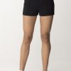 Elisabetta Franchi Shorts Con Piping E Cintura Nero Hot