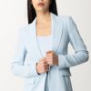 Twin-Set Blazer Con Chiusua Bijou Blue Tear New