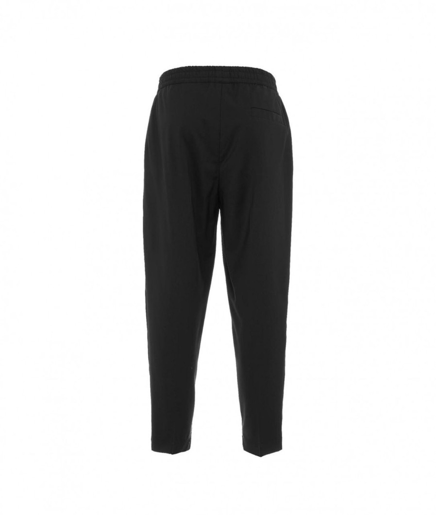 Briglia Joggers In Lana Vergine Nero Online