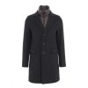 Herno Cappotto Con Imbottitura Grigio Scuro Wholesale