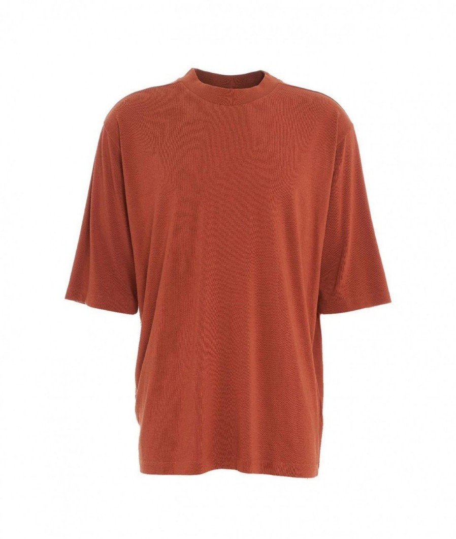 Thom Krom T-Shirt Oversized Arrone Marrone Online