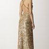 Elisabetta Franchi Abito Red Carpet Con Frange Gold Wholesale