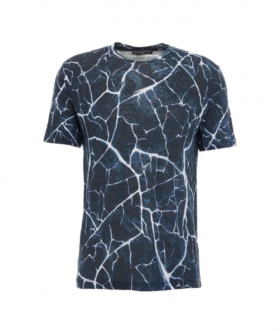 Daniele Fiesoli T-Shirt Con Stampa Bu Blu Wholesale