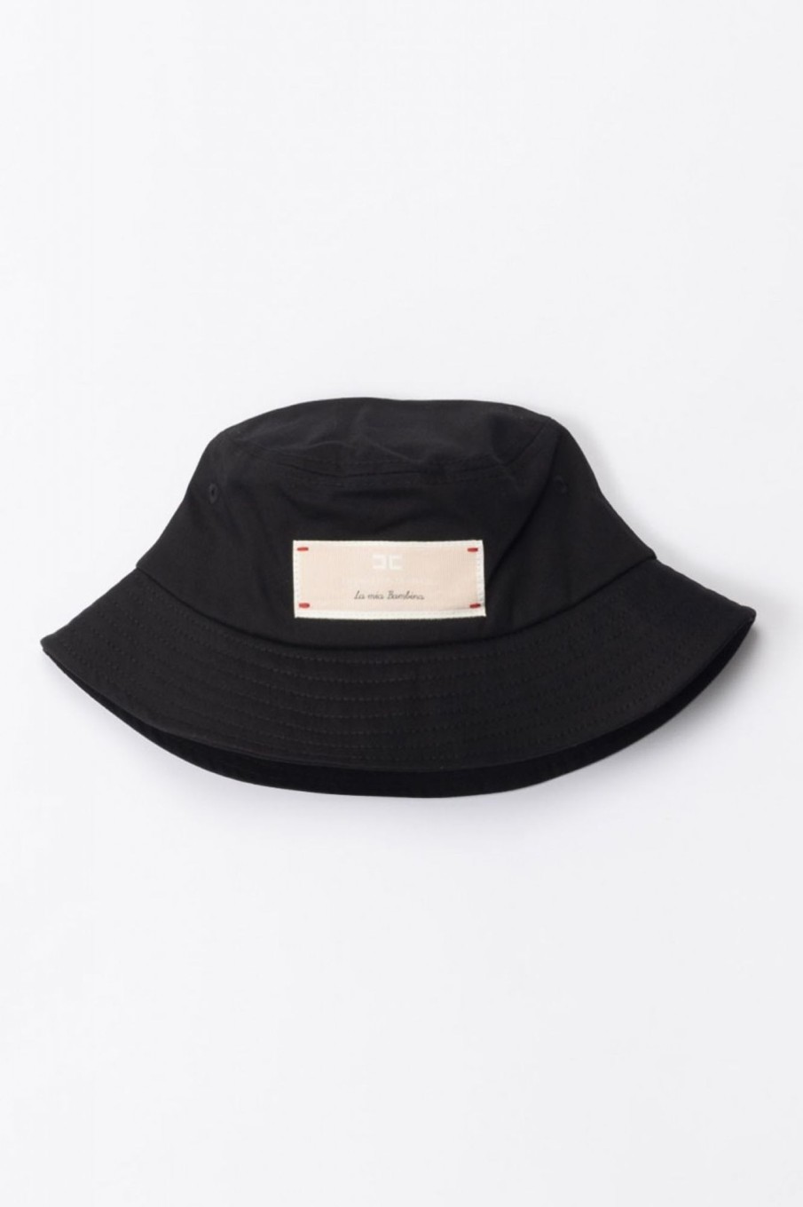 ELISABETTA FRANCHI BAMBINA Cappello Alla Pescatora Con Etichetta Logata Black Wholesale