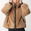 Pinko Giacca Bomber Effetto Pelliccia Beige Clearance