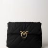 Pinko Borsa Love Puff Recycled Nero-Antique Gold Clearance