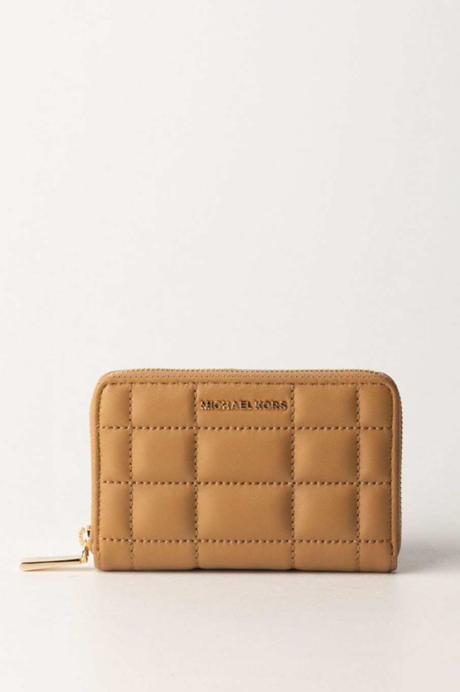 Michael Kors Portafogli Small In Pelle Trapuntata Pale Peanut Hot