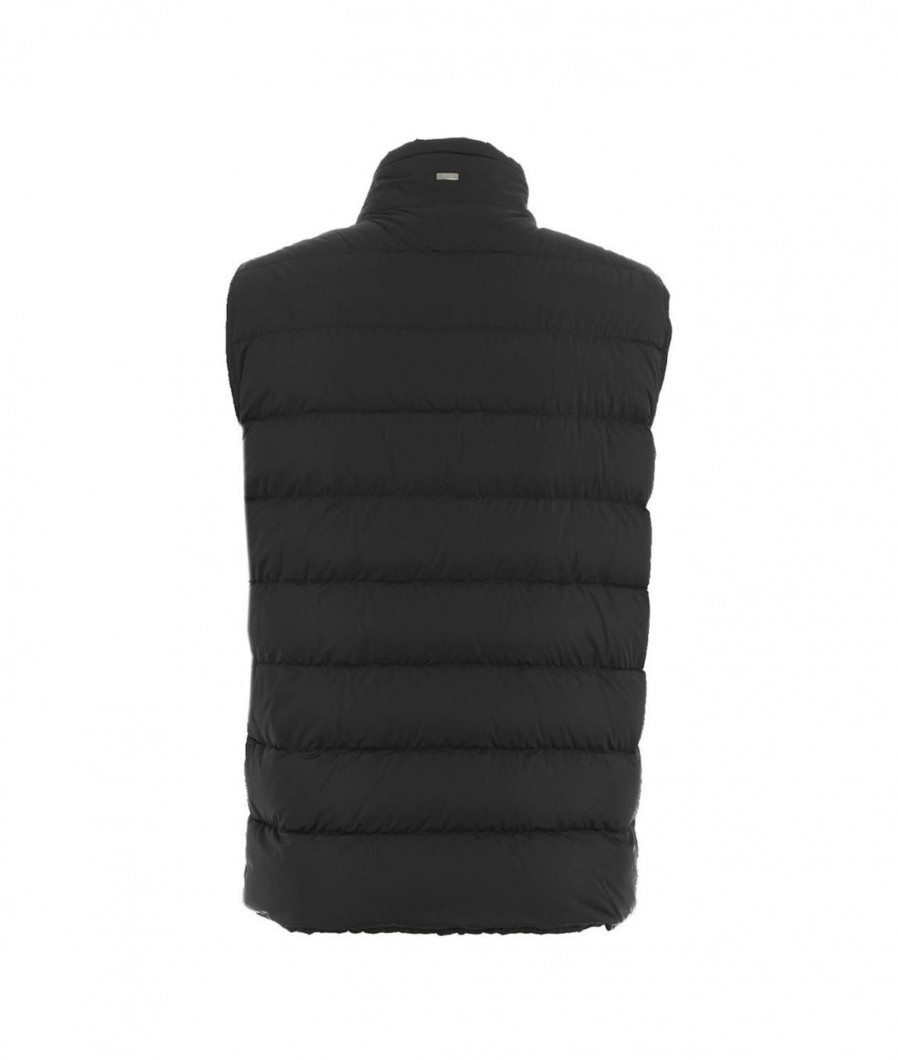 Herno Gilet In Piuma Nero Hot