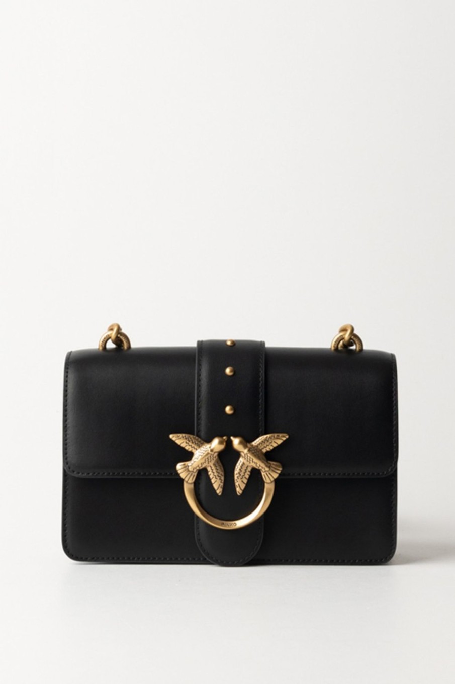 Pinko Love Bag Classic Mini Nero-Antique Gold Wholesale