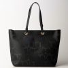 Twin-Set Borsa Tote Con Logo Traforato Nero Online