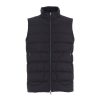 Herno Gilet In Piuma Blu Scuro New