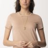 Elisabetta Franchi T-Shirt Con Collana Nudo Hot