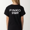 Pinko T-Shirt ''Pinko Staff'' Nero/Bianco New