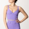 Elisabetta Franchi Top Bustier Con Ricamo Iris Best