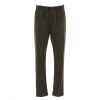 Transit Pantalone Looe Fit Verde Curo Verde Scuro Best