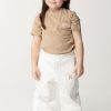 ELISABETTA FRANCHI BAMBINA Panta-Jogging Con Pattern Logo Light Cream Online