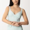 Elisabetta Franchi Top Bustier Con Ricamo Acqua Wholesale