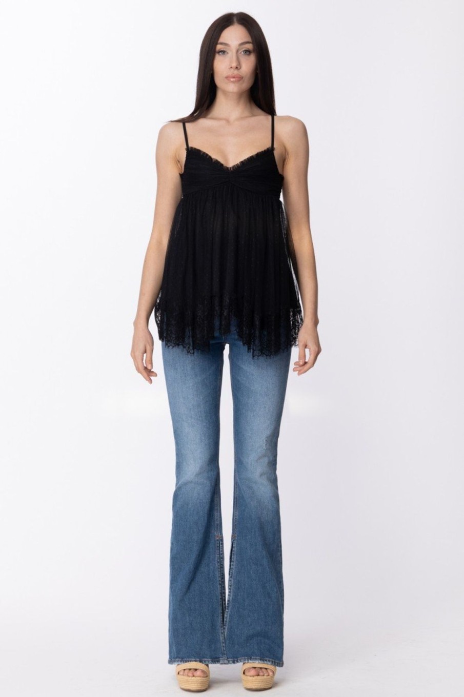 Aniye By Top Brit In Tulle Black Clearance