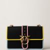 Pinko Borsa Love One Classic Bicolore Nero-Antique Gold Clearance