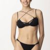 Me Fui Bikini A Reggiseno Con Inserti In Tulle Black Hot