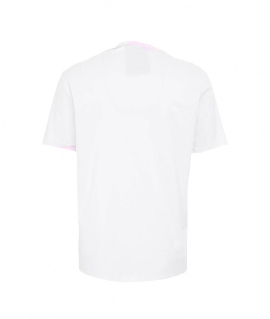 Ob Design T-Shirt Dipinta A Mano Bianco Wholesale