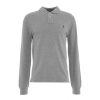 Polo Ralph Lauren Polo A Aniche Lunghe Con Ricao Logo Grigio Online