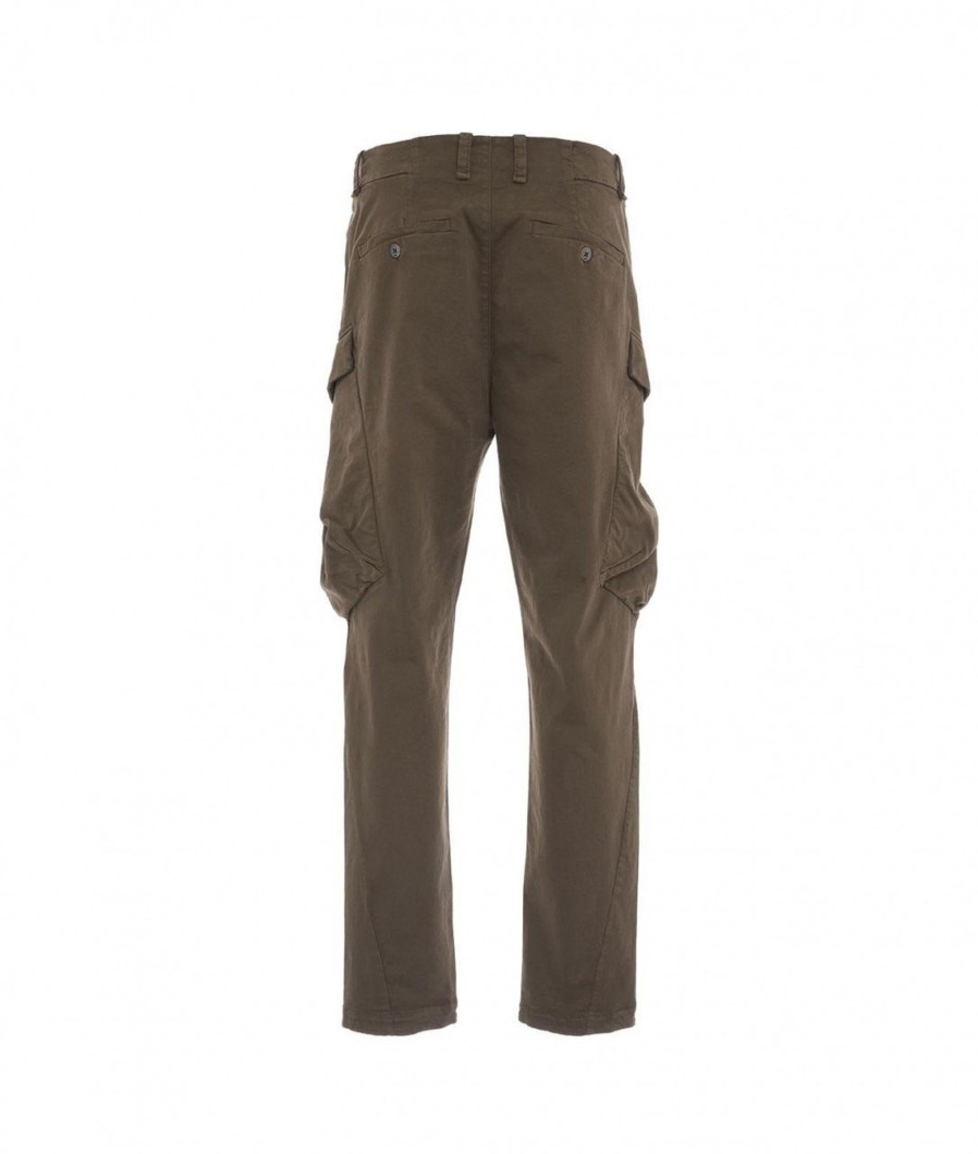 Transit Pantaloni Con Tache Cargo Oliva Hot