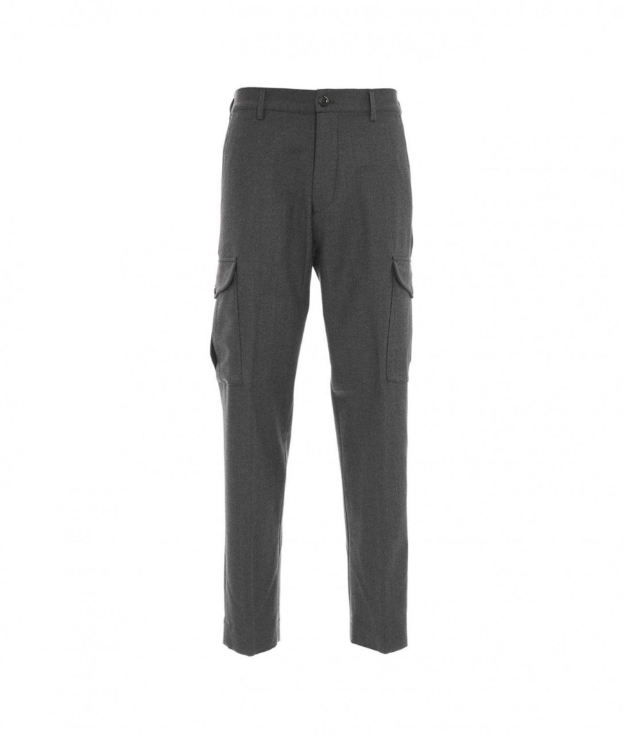 Nine in the morning Pantalone Cargo Zeus Grigio Wholesale