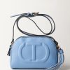 Twin-Set Borsa A Tracolla Piccola Con Oval T E Nappa Blue Chalcedonie Best