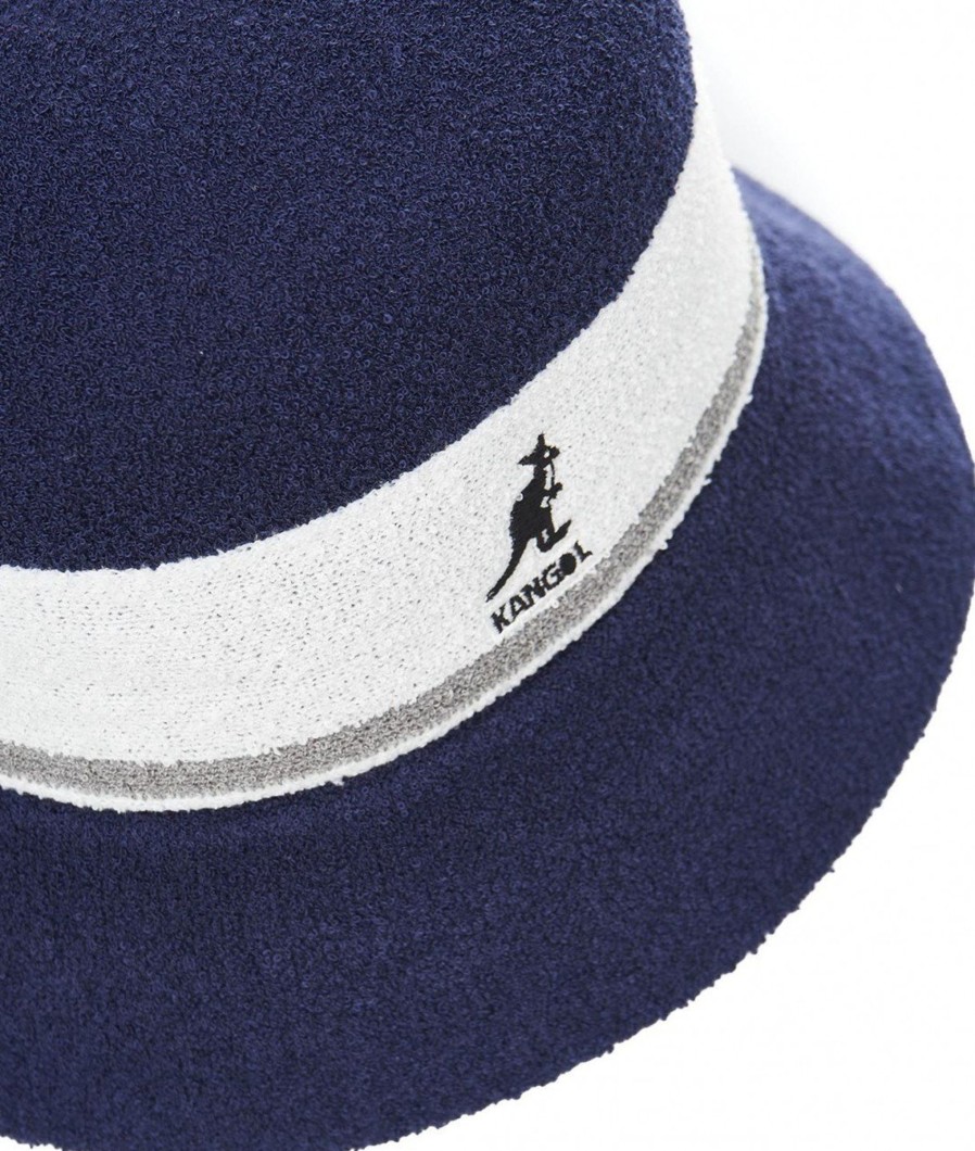 Kangol Bucket Hat Bermuda Stripe Bu Scuro Blu Scuro Online