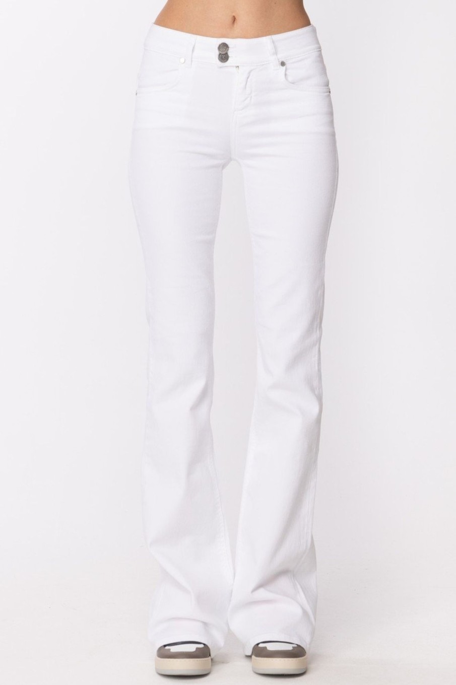 Gaelle Paris Denim A Zampa Bianco Clearance