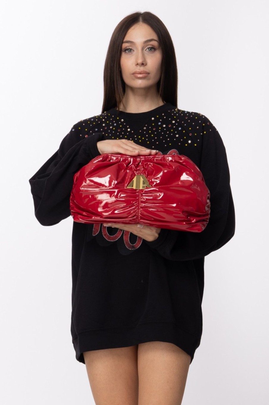 Aniye By Pochette Lotty Morbida In Vinile Red Wholesale