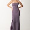 Elisabetta Franchi Abito Red Carpet A Balconcino Candy Violet Wholesale