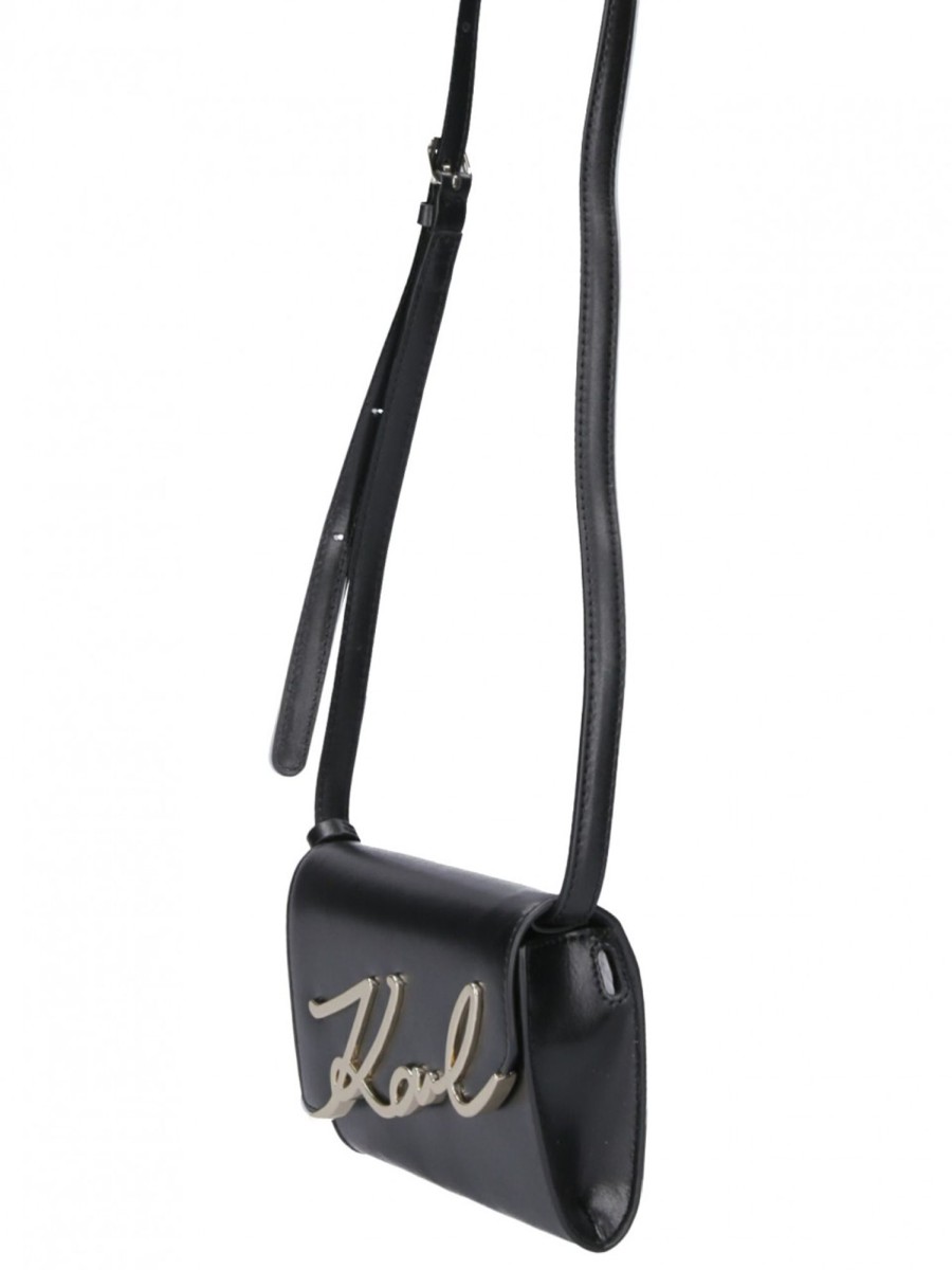 Karl Lagerfeld Tracolla/Marsupio Logata Black/Gold Best