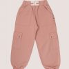 ELISABETTA FRANCHI BAMBINA Pantaloni Jogger In Felpa Con Tasche Rosa Nudo Wholesale