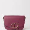 Twin-Set Borsa A Tracolla 'Awhi' Con Oval T Raspberry Radiance Wholesale