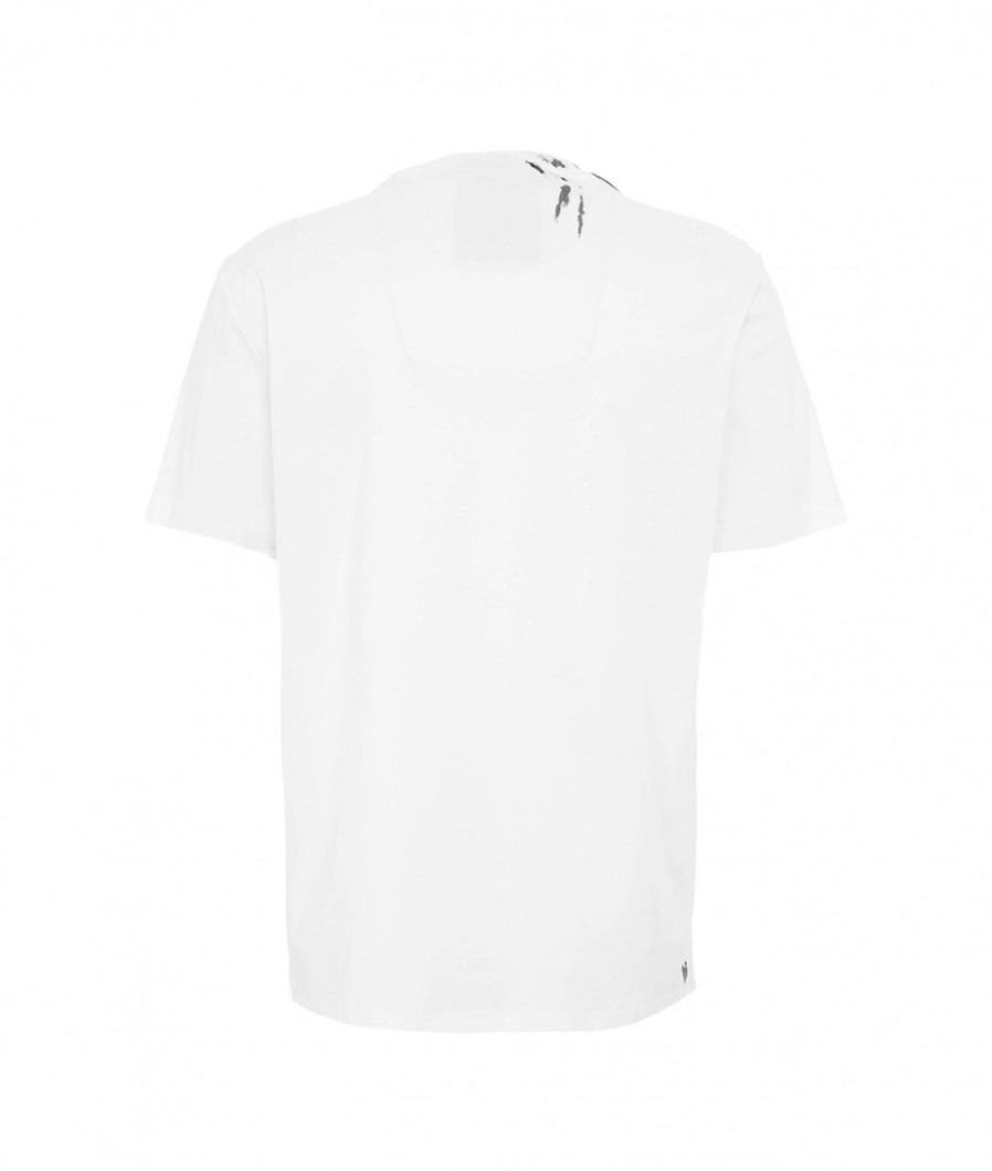 Ob Design T-Shirt Dipinta A Ano Bianco Best