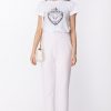 Pinko T-Shirt Con Stampa Love Birds Bianco Brill Online