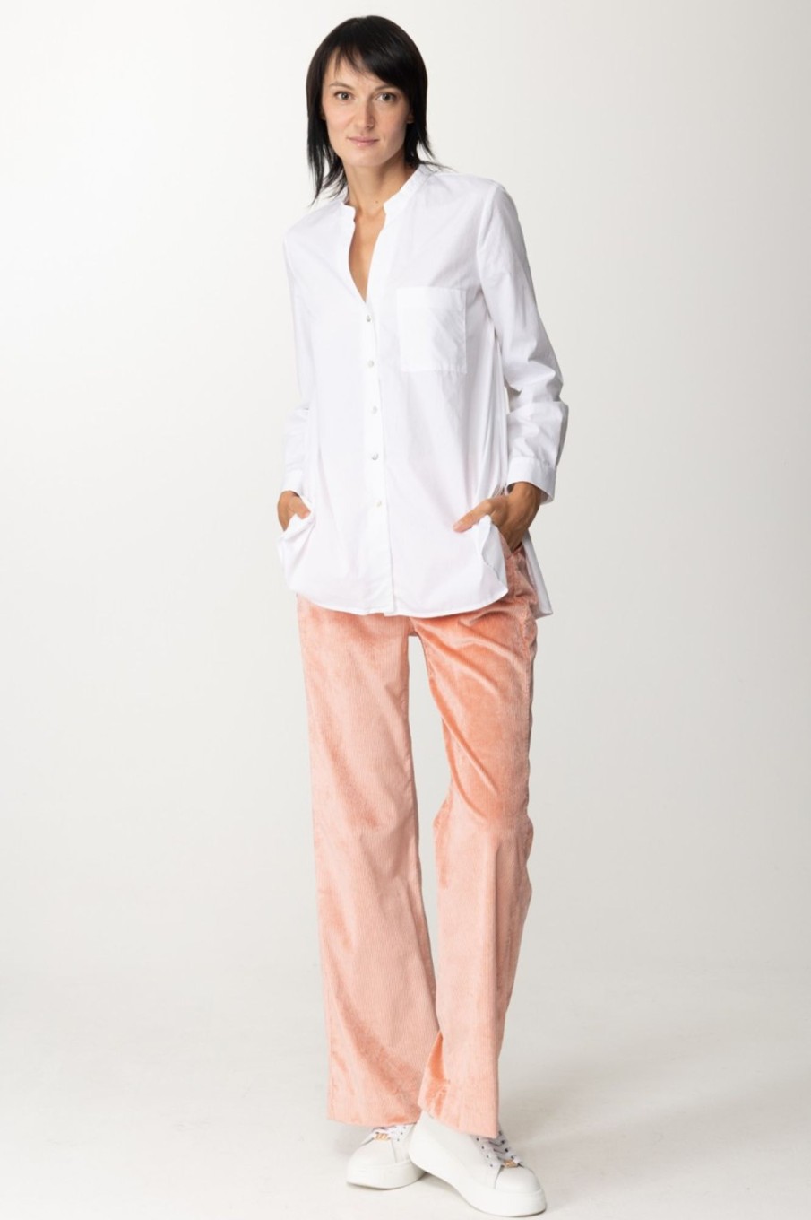 Alessia Santi Pantaloni In Velluto A Costine Punch Wholesale