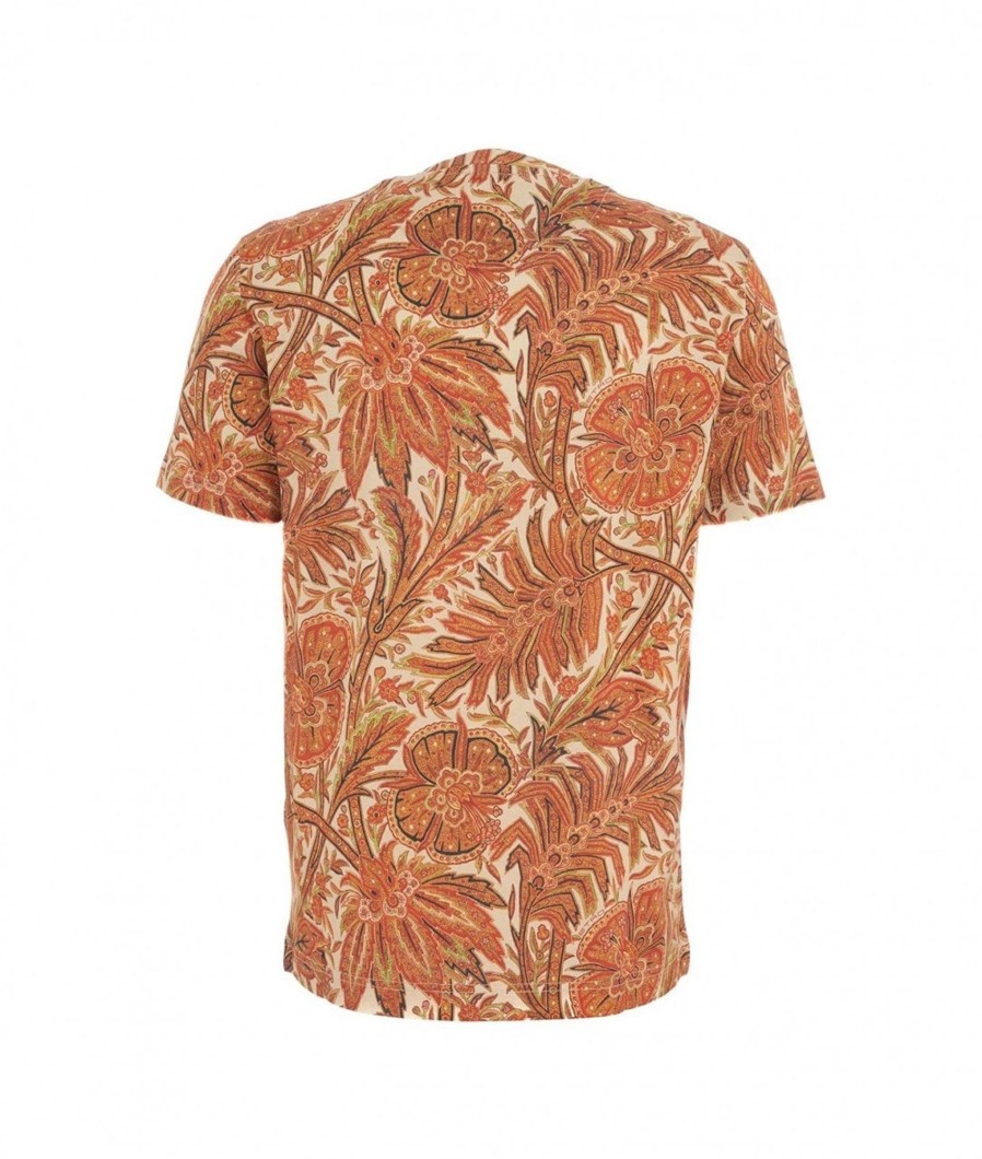 etro T-Shirt Con Stapa Beige Clearance