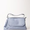 Patrizia Pepe Borsa Con Nastro In Pelle Blue Bell Clearance